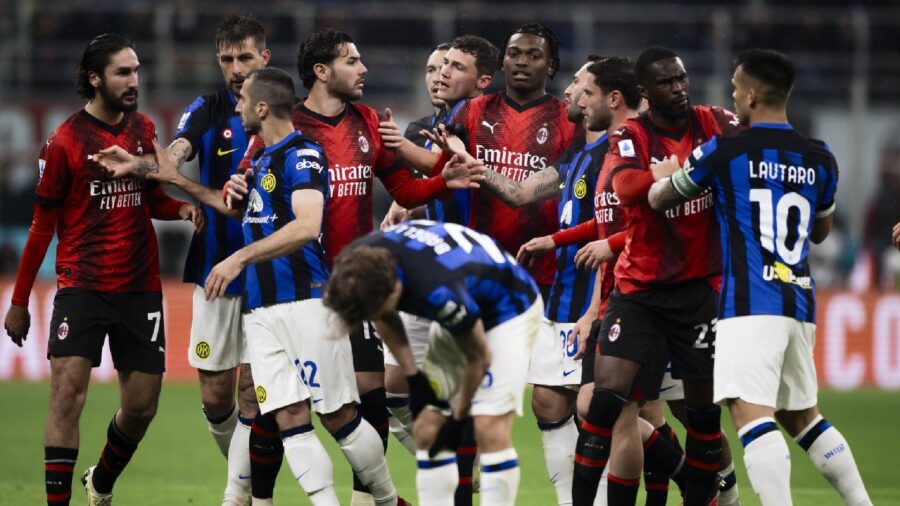 Milan inter parapiglia