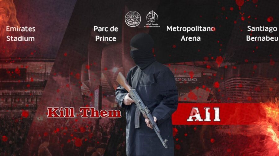 Minacce isis champions league