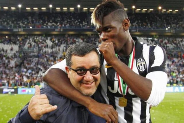 Mino raiola con pogba
