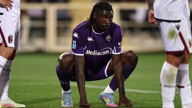 Moise kean fiorentinaduring the italian serie a match between fiorentina 3 2 bologna at artemio franchi stadium on may 18 2025 in firenze italy noxthirdxpartyxsales 291134199jpg