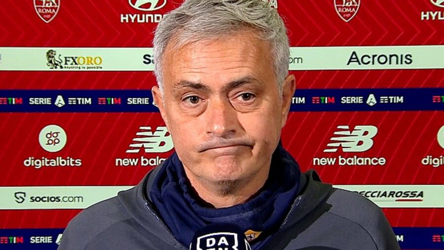 Mourinho nel post lazio roma