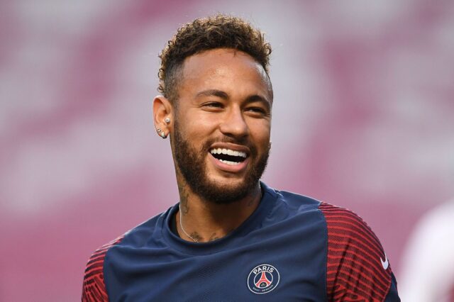Neymar training psg vs bayern munich champions league