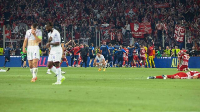 Olympiacos fiorentina cronaca