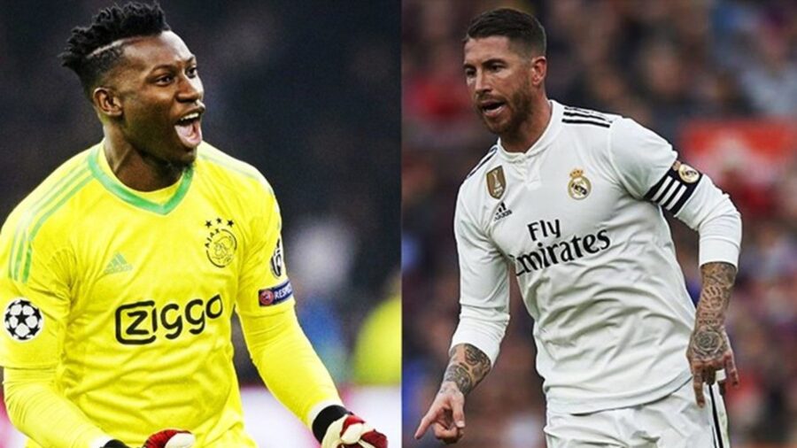 Onana si vendica con sergio ramos