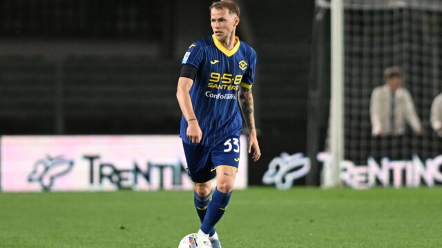 Ondrej duda serie a 2024 25 hellas verona cagliari 0 2 azione action single shot serie a 2023 24 hellas verona cagliari 0 2jpg