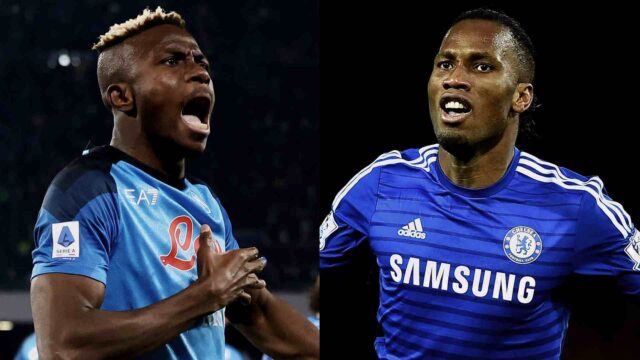 Osimhen drogba complimenti