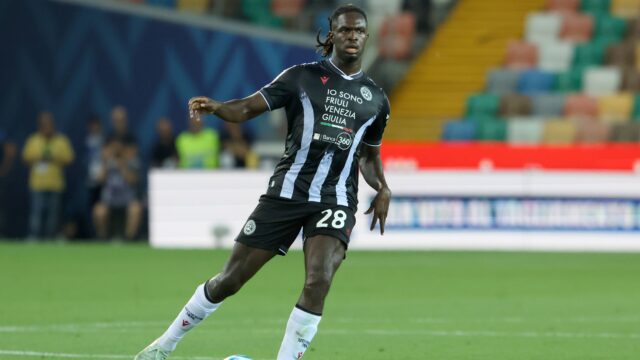 Oumar solet udinese coppa italia italian cup 2025 26 udinese vs carrarese 2 0 18 08 2025 azione action single shot coppa italia 2025 26 udinese carrarese 2 0jpg