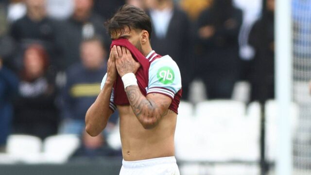 Paqueta scoppia in lacrime dopo l ammonizione in west ham tottenham