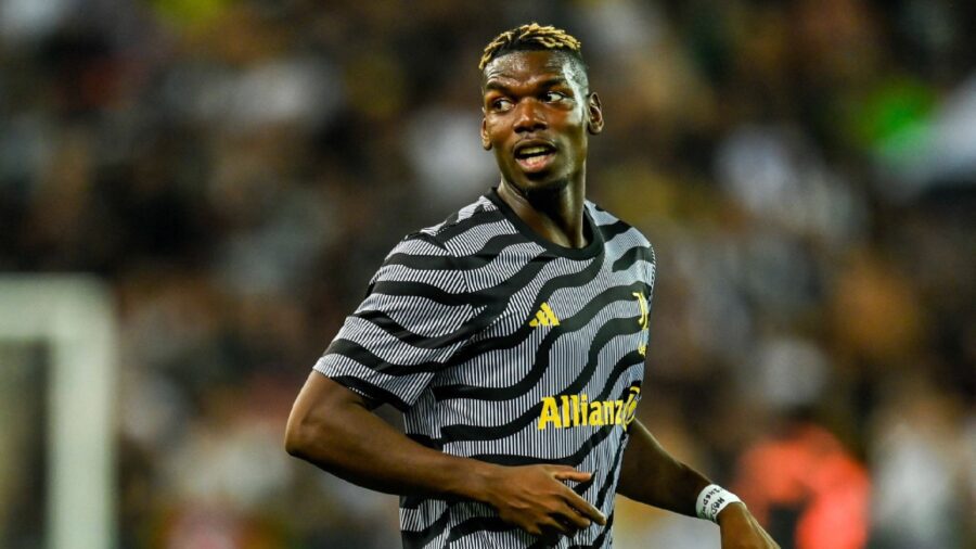 Paul pogba riscaldamento juventus