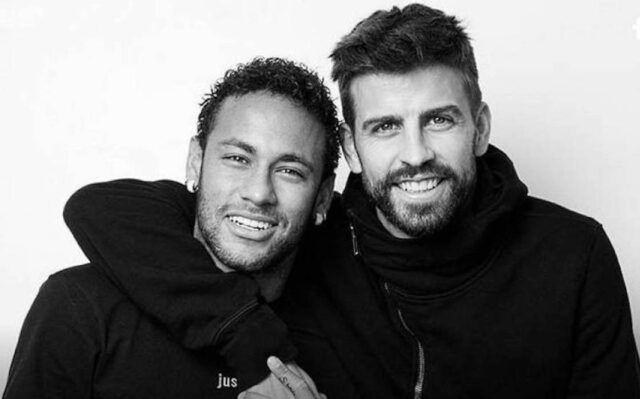 Pique pazzo di neymar