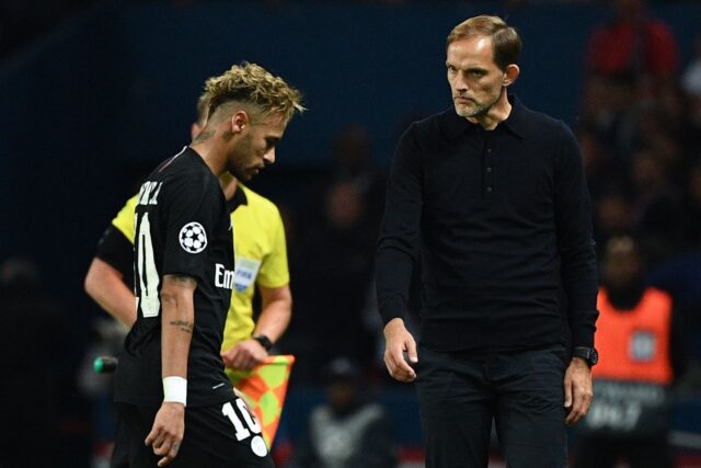 Psg contro tuchel e neymar