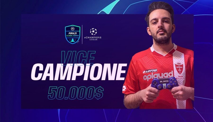 Raffaele cacciapuoti vicecampione echampions league fifa21