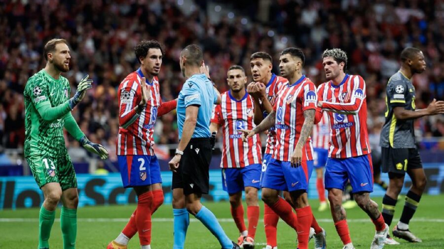 Reclamo uefa atletico rigore lille
