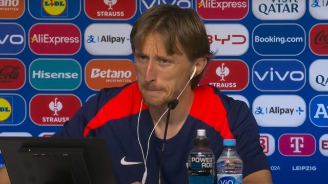 Repice fa commuovere modric