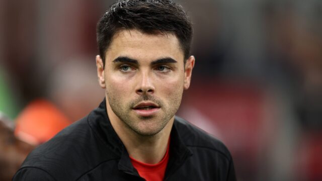 Riccardo sottil ac milan looks on serie a ac milan v fiorentina giuseppe meazza april 5 2025 milan italyjpg