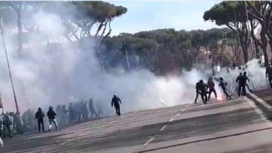Roma lazio scontri mattina