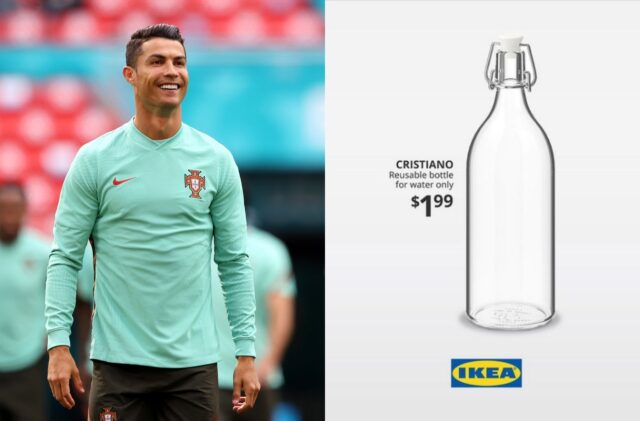 Ronaldo e coca cola
