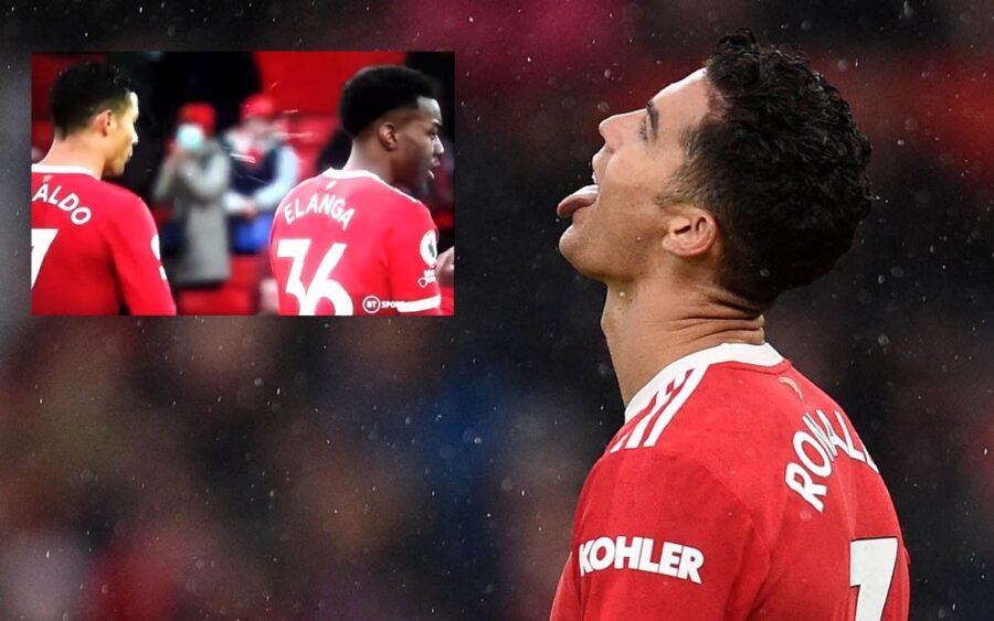 Ronaldo e lo sputo