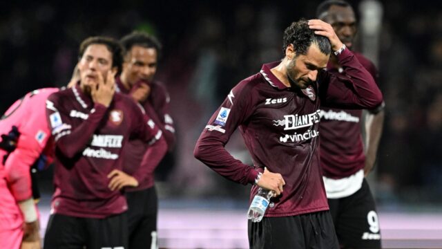 Salernitana record punti negativo