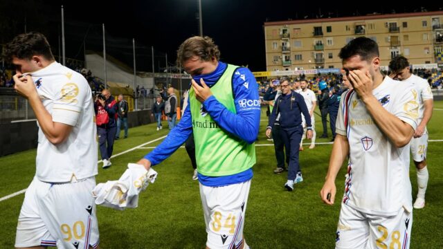 Sampdria rertocede in serie C