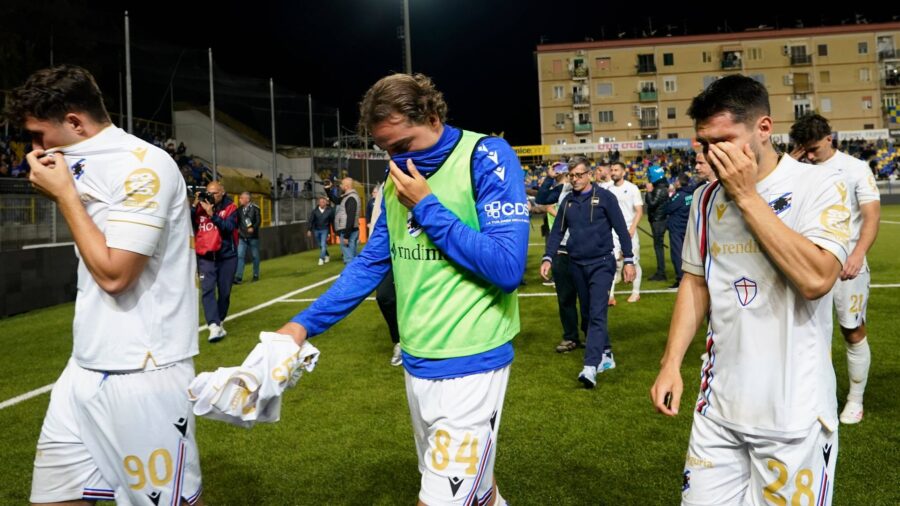 Sampdria rertocede in serie C