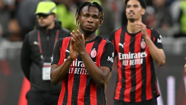 Samuel chukwueze serie a 2024 25 milan monza 2 0 milan new shirt 2025 26 azione action single shot serie a 2024 25 milan monza 2 0 milan maglia nuova 2025 26jpg