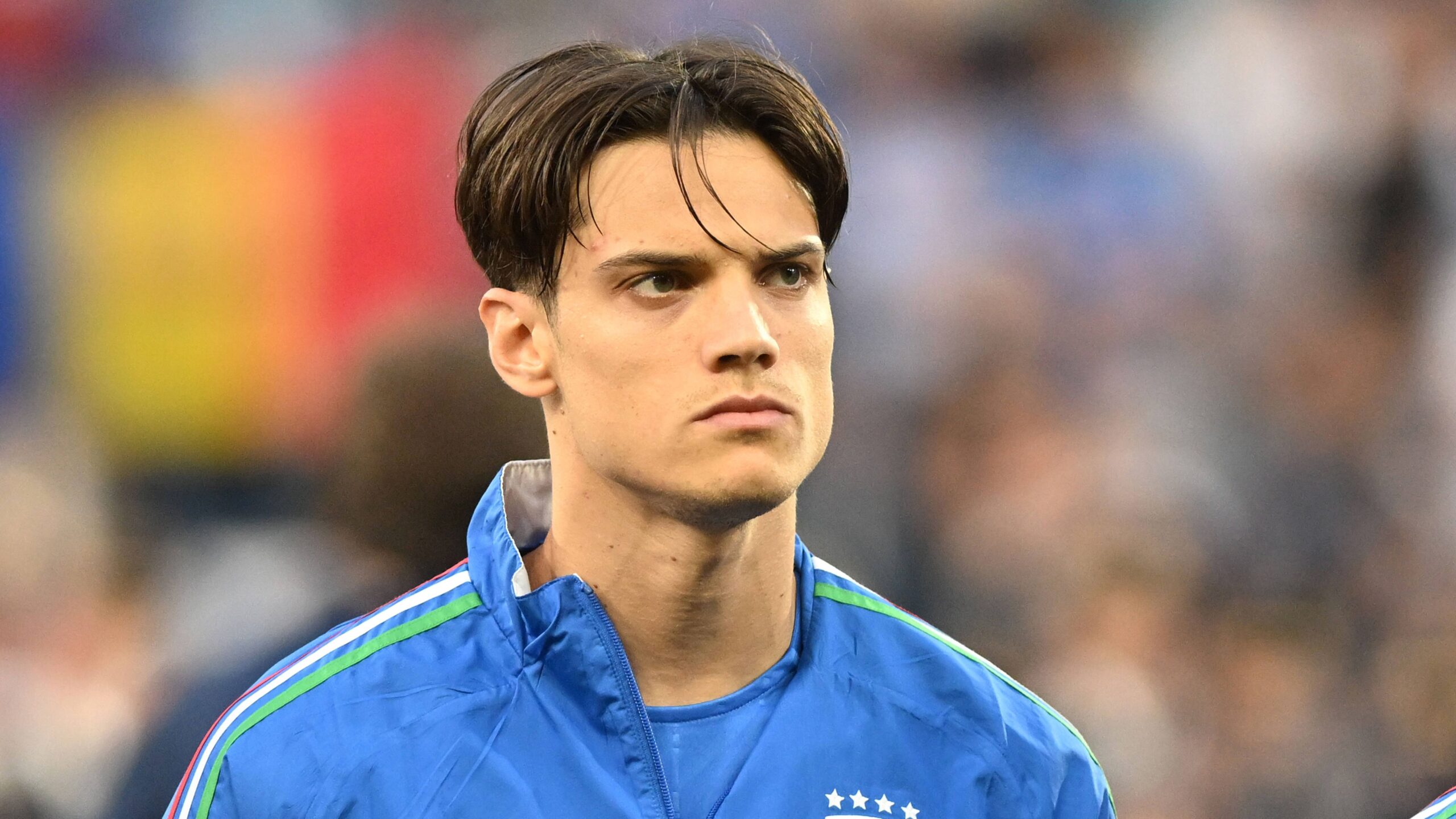 Samuele Ricci con la maglia della Nazionale Italiana