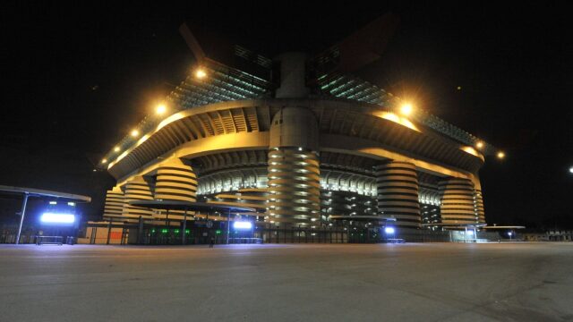 San siro esterno notte