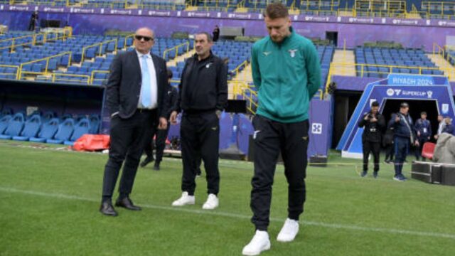 Sarri e lotito sfogo con la squadra