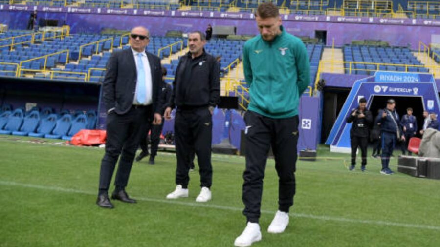 Sarri e lotito sfogo con la squadra