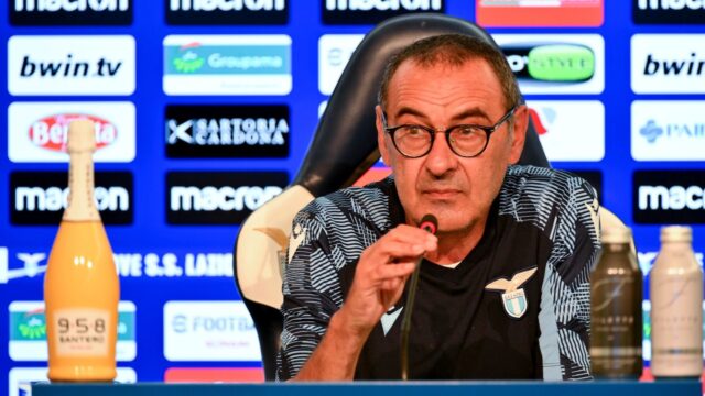 Sarri lazio conferenza