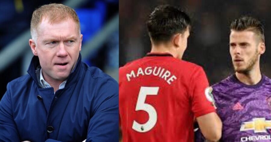 Scholes maguire de gea