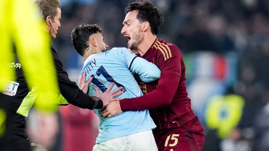Scontro hummels castellanos derby