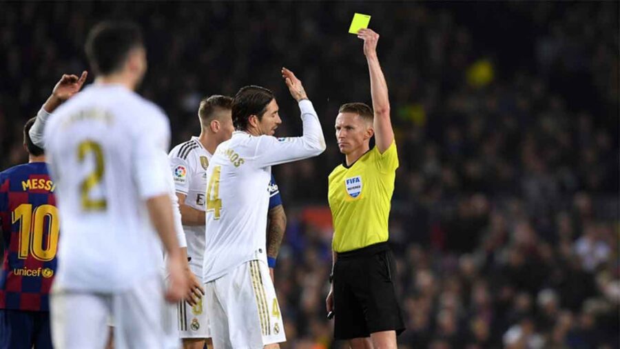 Sergio ramos allarbitro hernandez