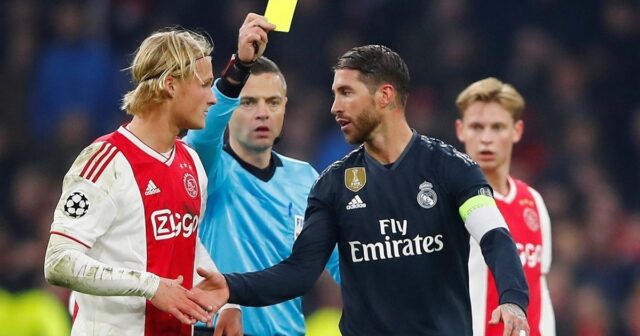 Sergio ramos che gaffe dopo ajax real madrid