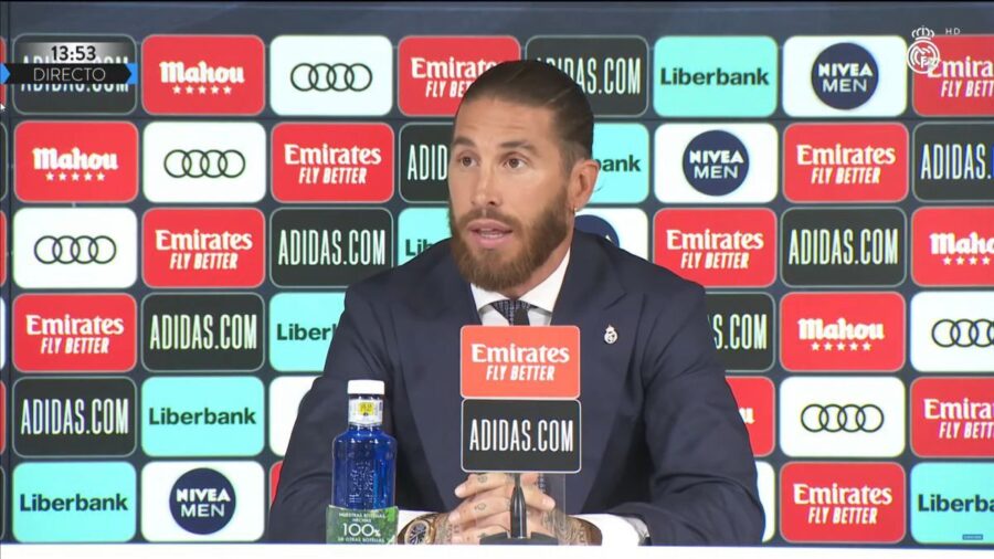 Sergio ramos in lacrime