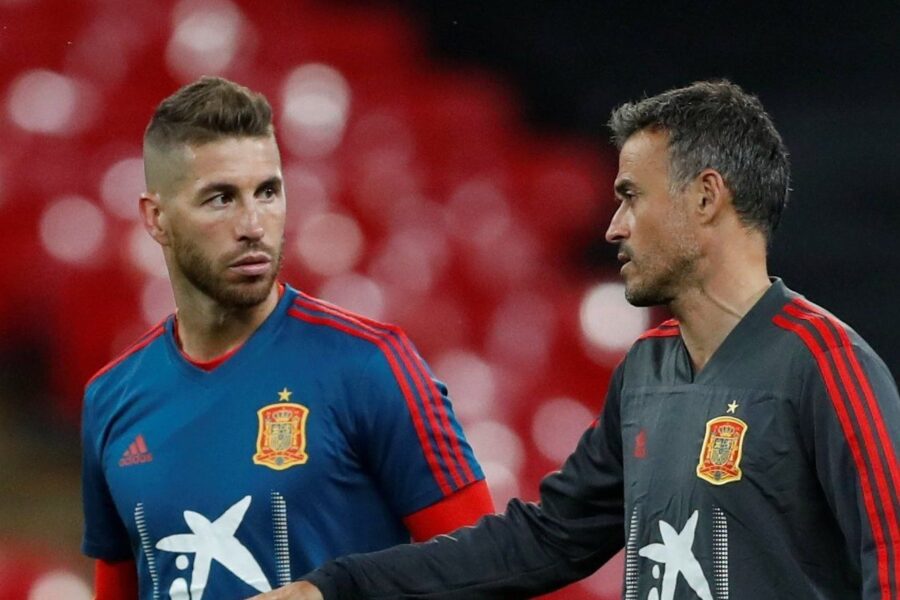 Sergio ramos luis enrique
