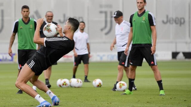 Show di cr7 in allenamento