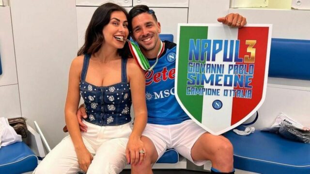Simeone moglie napoli inter supercoppa