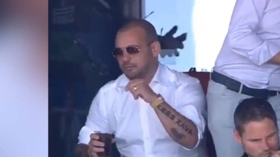 Sneijder e la vodkal
