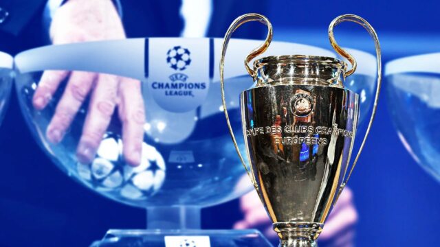 Sorteggi champions con coppa