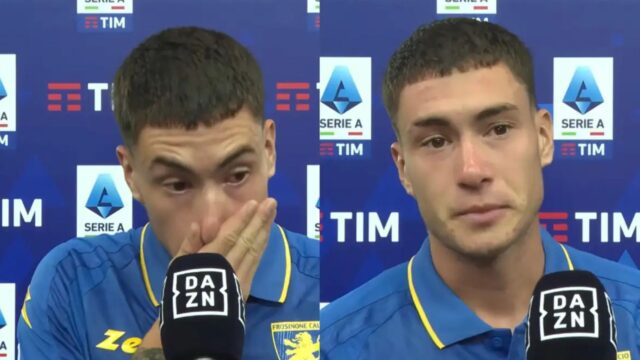 Soule scoppia in lacrime alla domanda del giornalista