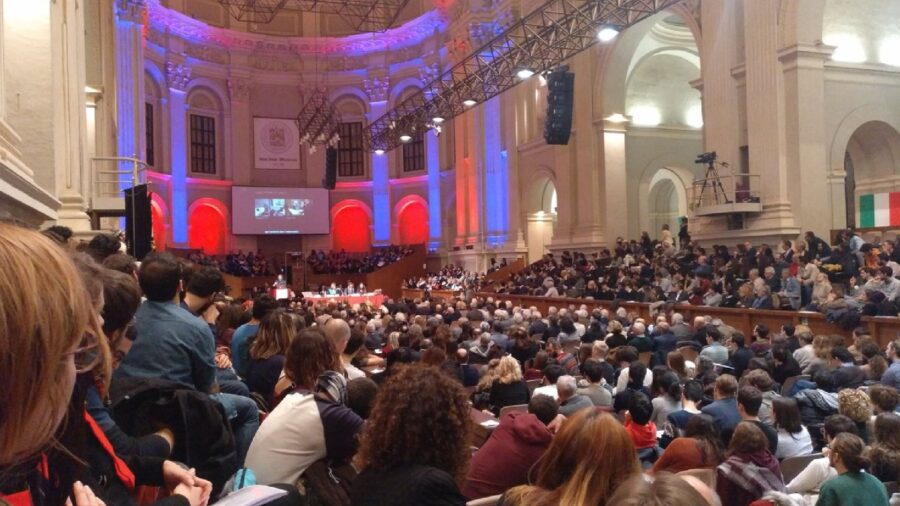 Stati generali del calcio aula magna universita bologna