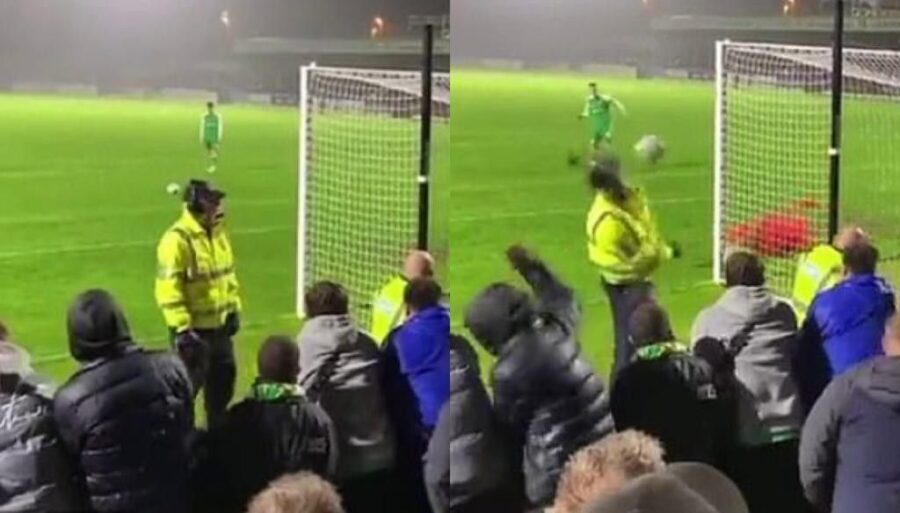 Steward colpito