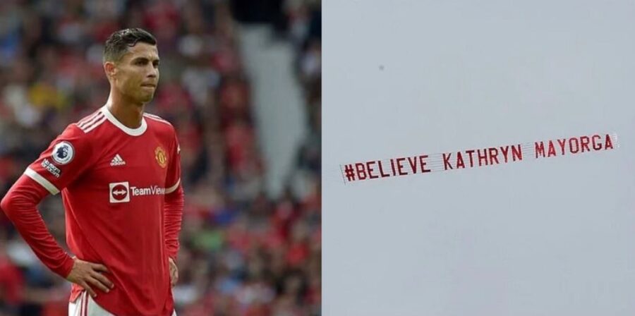 Striscione contro cr7