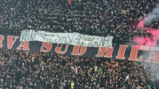 Striscione curva sapone