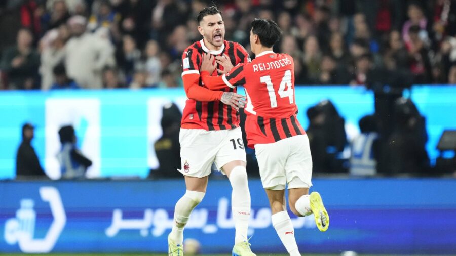 Supercoppa inter milan gol theo