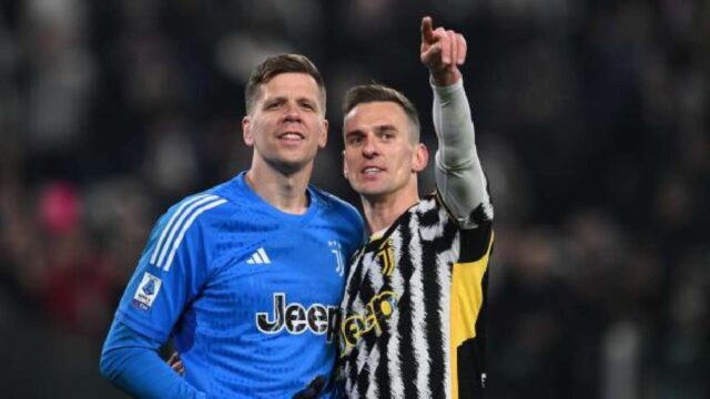 Szczesny juve empoli milik rosso