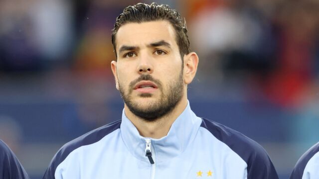 Theo hernandez francia uefa nations league 2025 semi final spain vs france 5 4 05 06 2025 primo piano head shot close up uefa nations league 2025 semi finale spagna francia 5 4jpg