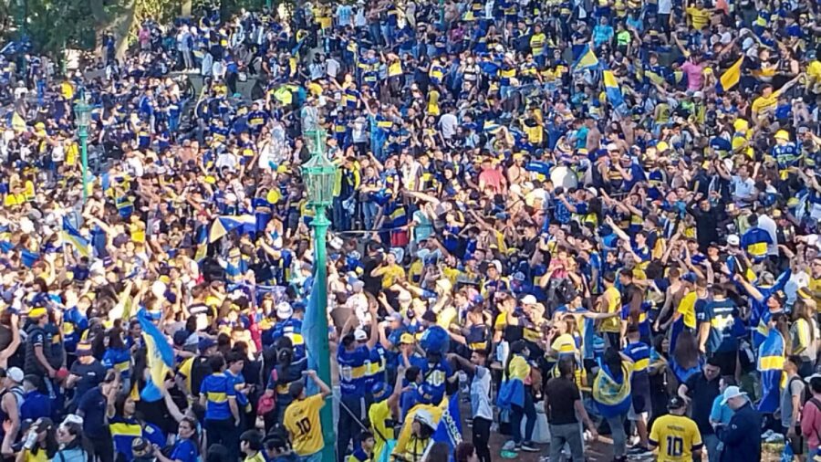 Tifosi boca parco lezama